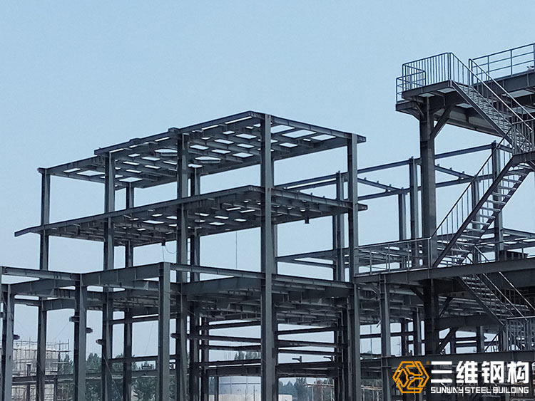三維鋼構承接大型設備框架鋼結構加工